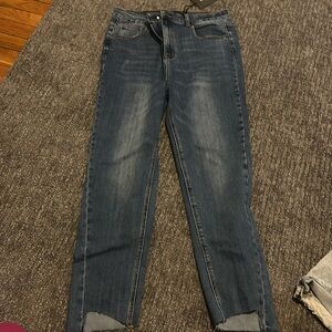 Risen skinny jeans